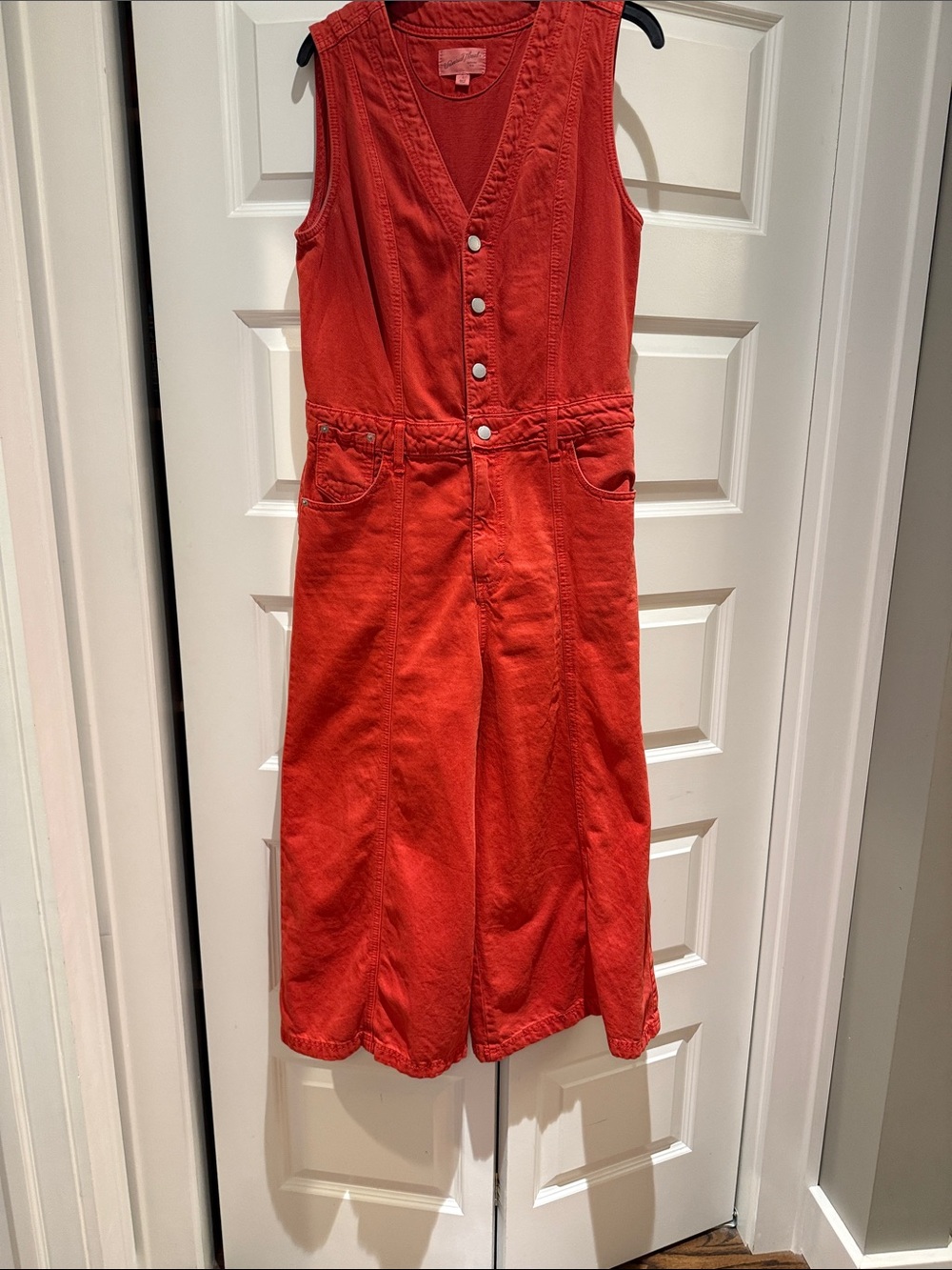 Universal Thread Wide-Leg Jumpsuit in Bright Red